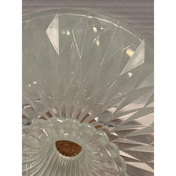 Clear Glass Cake Dessert Bowl Pedestal Foot 7.75" x 4" - Picture 8 of 8